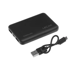Портативный аккумулятор универсальный 5000 мАч (5V) "LECAR" (USB)