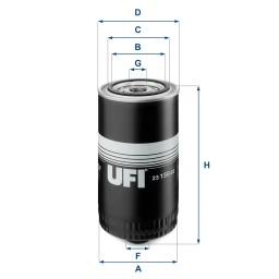 Фильтр масляный UFI 23.156.03