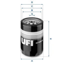 Фильтр масляный UFI 23.436.00