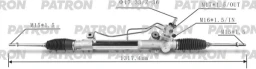 Рейка рулевая гидравлическая TOYOTA: HILUX III пикап 2005- Patron PSG3183