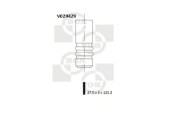 КЛАПАН ВЫПУСКНОЙ OPEL [X16XEL, X14XE, Z16XEP] BGA v029429