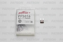 Предохранитель пласт.коробка 25шт MINI Fuse 7.5A коричневый Patron PFS016