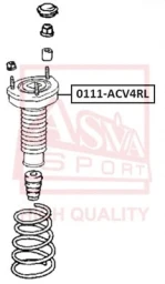 ОПОРА АМОРТИЗАТОРА Asva 0111acv4rl