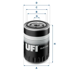 Фильтр масляный UFI 23.417.00