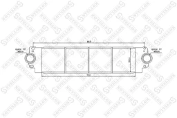 Интеркулер Stellox 10-40078-SX