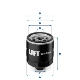 Фильтр масляный UFI 23.428.00