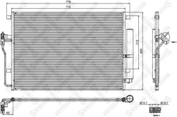 Радиатор кондиционера Stellox 87-28002-SX