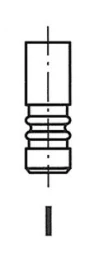 Клапан двигателя BMW 316i/318i/518i750i/850i 93- 35.9x7x102.9 EX Freccia R6016/BMARCR