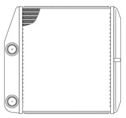 Радиатор отоп. для а/м Opel Corsa D (07-) (LRh 2112)