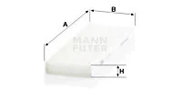 Фильтр салона MANN-FILTER CU24012-2
