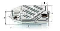 Фильтр масляный MANN-FILTER H1914/1KIT