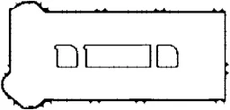 Комплект прокладок клапанной крышки FORD: C-MAX 1.8 07-, FIESTA V ST150 01-, FOCUS C-MAX 1.8/1.8 Fle