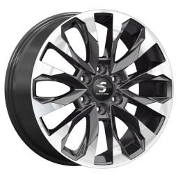 Диск литой K&K Premium КР006 (20_Pajero Sport) 8x20/6x139,7 ET60 D95,1 Diamond Black Gris