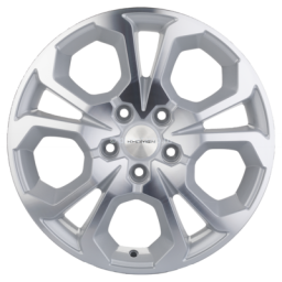 Диск Khomen Wheels KHW1711 (Arkana/Kaptur) 6,5x17/5x114,3 ET50 D66,1 F-Silver-FP