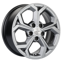 Диск Khomen Wheels Double-Spoke 606 (16_Ceed/Elantra) 6,5x16/5x114,3 ET50 D67,1 G-Silver