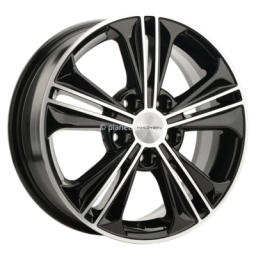 Диск Khomen Wheels KHW1603 (Jetta) 6x16/5x112 ET50 D57,1 Black-FP