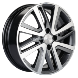 Диск Khomen Wheels KHW1609 (Rio II/Solaris II) 6x16/4x100 ET46 D54,1 Gray-FP