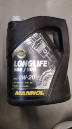 Моторное масло Mannol Long Life 0W-20 5 л