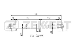 Амортизатор багажника Ford Mondeo I II 93- Zekkert GF-2322