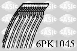 Ремень ручейковый Sasic 6PK1045