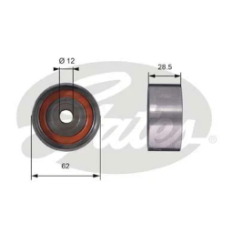 Ролик обводной ремня ГРМ 7786-21119 Gates