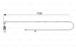 Датчик износа торм.колодок [1220 mm] Bosch