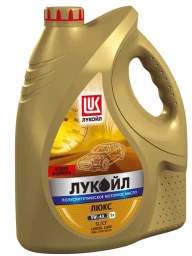 Моторное масло Лукойл Люкс 5W-40 полусинтетическое 5 л