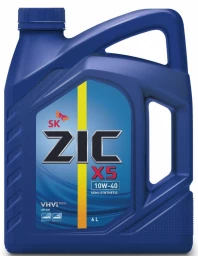 Моторное масло ZIC X5 10W-40 полусинтетическое 4 л