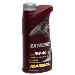 Моторное масло Mannol 7915 Extreme 5W-40 синтетическое 1 л