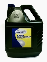 Моторное масло UralOil М8В 20W-20 минеральное 10 л