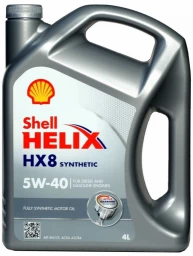 Моторное масло Shell Helix HX8 5W-40 синтетическое 4 л