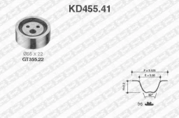 Ремкомплект ремня ГРМ SNR KD45541