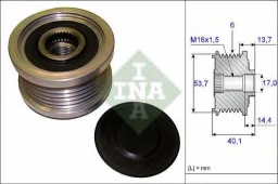 Шкив генератора INA 535020210