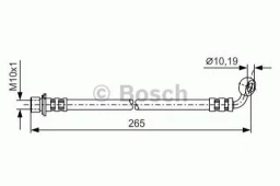 Шланг тормозной BOSCH 1987481128