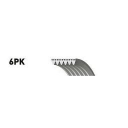 Ремень поликлиновой GATES 6PK2345