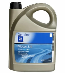 Моторное масло General Motors Dexos 2 5W-30 синтетическое 5 л