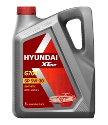 Моторное масло Hyundai XTeer Gasoline G700 5W-30 синтетическое 6 л