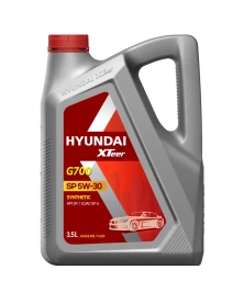 Моторное масло Hyundai XTeer Gasoline G700 5W-30 синтетическое 3,5 л
