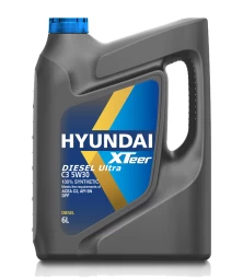 Моторное масло Hyundai XTeer Diesel Ultra C3 5W-30 синтетическое 6 л