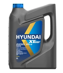 Моторное масло Hyundai XTeer Diesel Ultra 5W-30 синтетическое 6 л