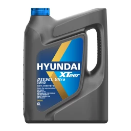 Моторное масло Hyundai XTeer Diesel Ultra 5W-40 синтетическое 6 л