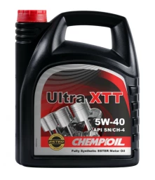 Моторное масло CHEMPIOIL Ultra XTT 5W-40 синтетическое 4 л