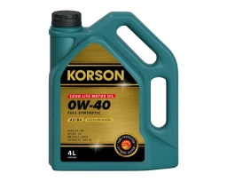 Моторное масло KORSON KS00162 0W-40 синтетическое 4 л