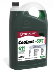 Антифриз Totachi NIRO Coolant Green G11 зеленый -50°С 5 кг