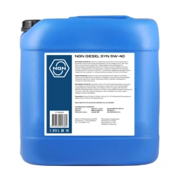 Моторное масло NGN Diesel Syn 5W-40 синтетическое 20 л