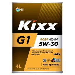 Моторное масло Kixx G1 5W-30 полусинтетическое 4 л
