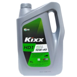 Моторное масло Kixx HD1 10W-40 синтетическое 6 л