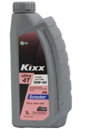 Моторное масло 4-х тактное Kixx Ultra 4T Scooter 10W-40 полусинтетическое 1 л