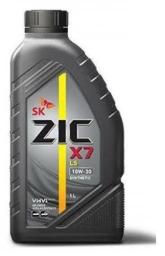 Моторное масло ZIC X7 LS 10W-30 синтетическое 1 л