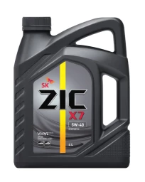 Моторное масло ZIC X7 Diesel 10W-40 синтетическое 4 л